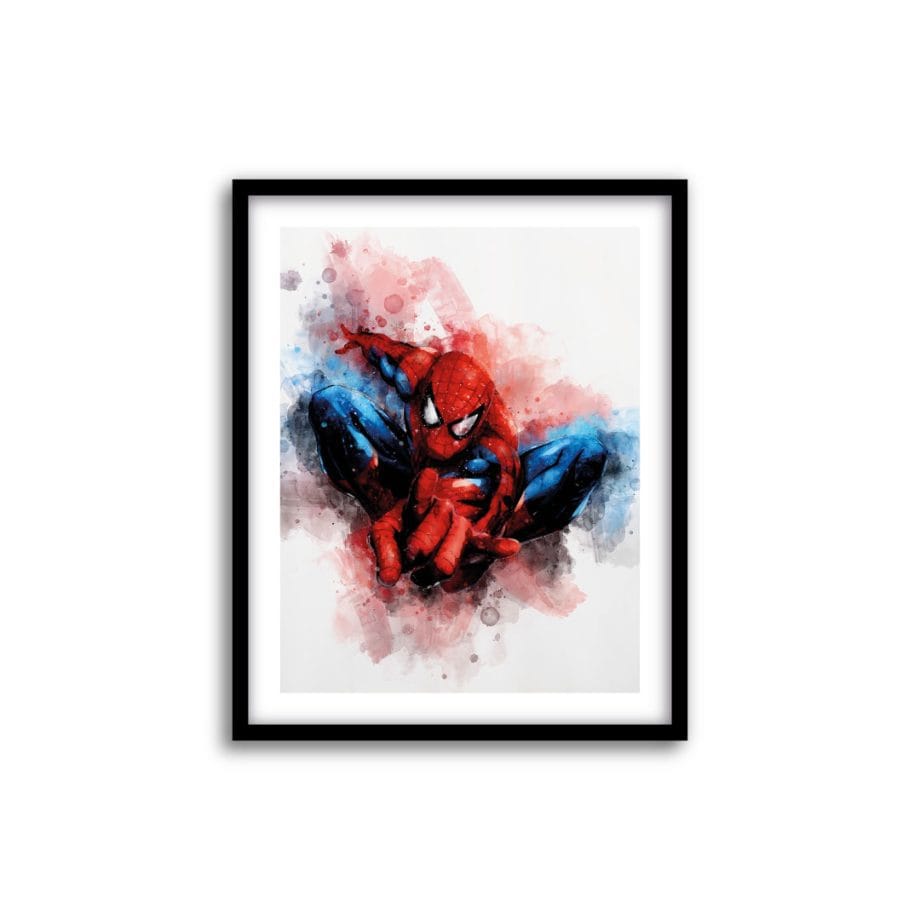 Spiderman watercolor