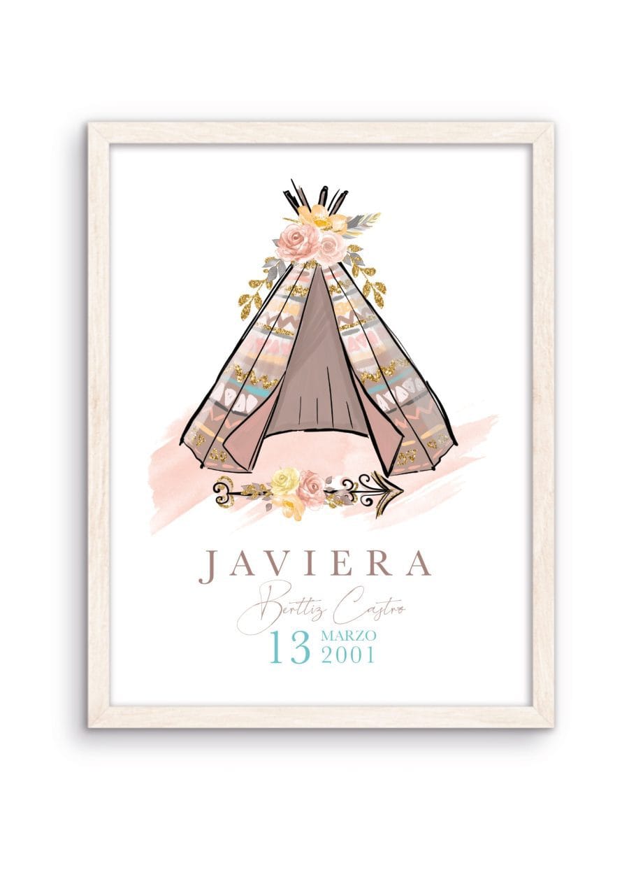 CUADRO INFANTIL PERSONALIZABLE TIPI