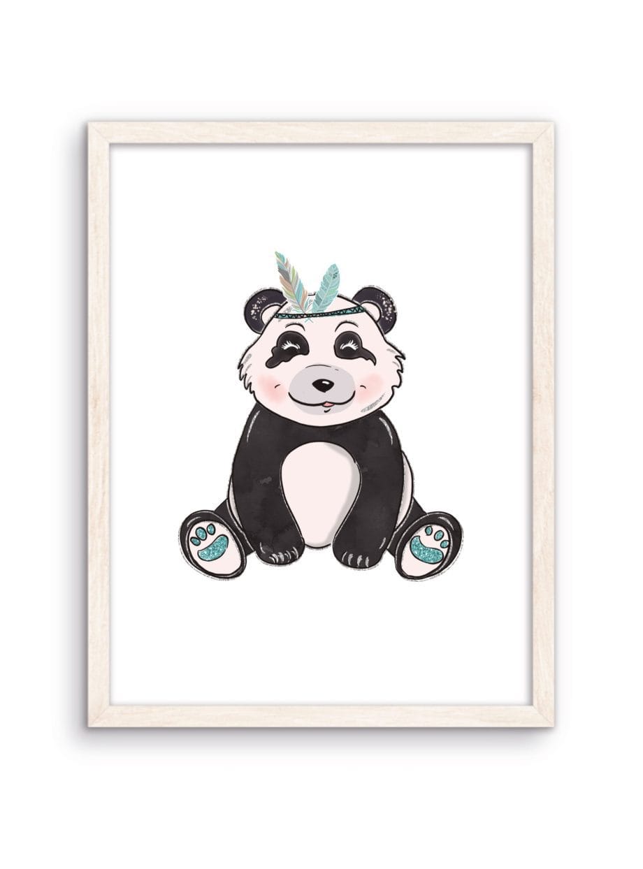 Set Personalizable Boho Panda