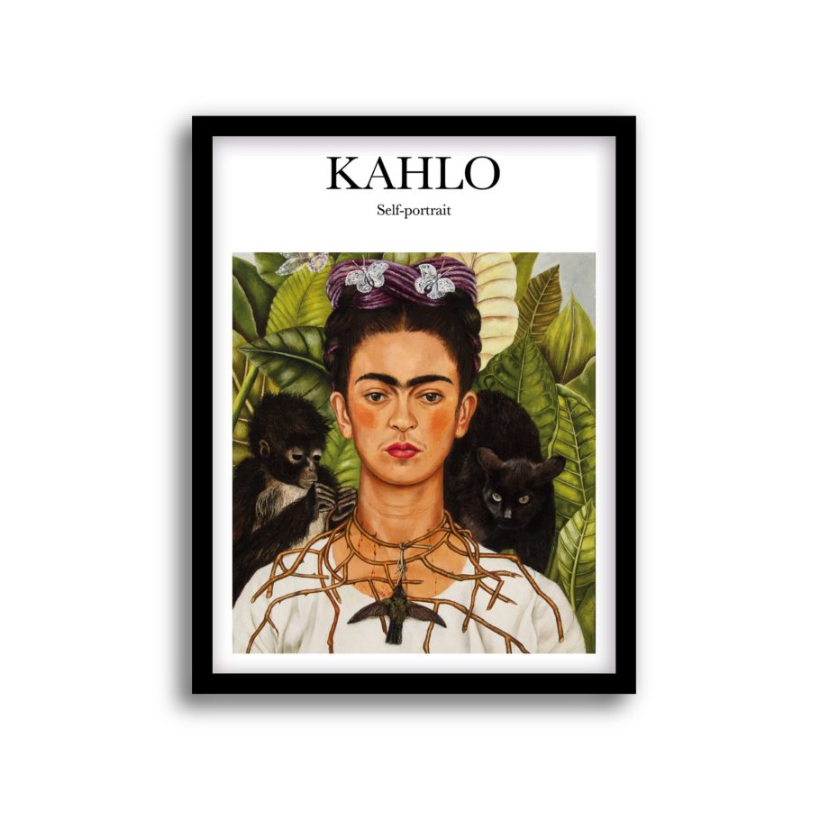 FRIDA KAHLO Self-portrait 30x40